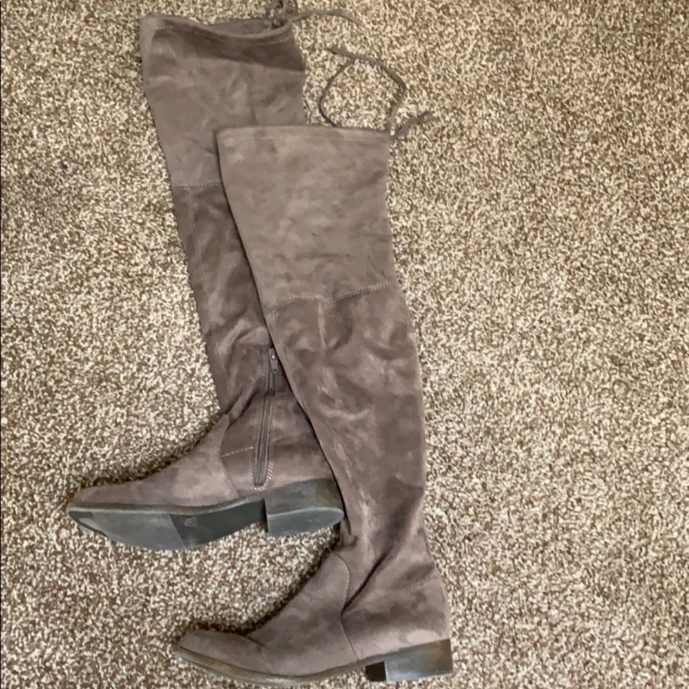 Target gray suede boots